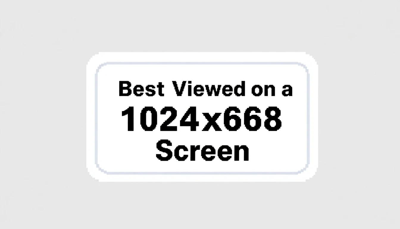 Best Viewed on a Computer